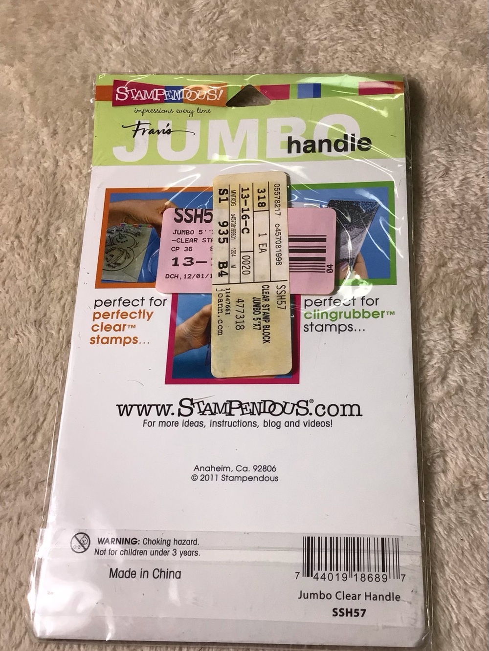 Stampendous Jumbo Handle - Picture 2 of 2